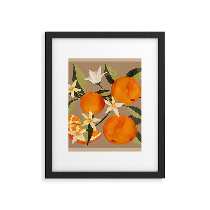 Oranges Botanical Art 2 Framed Art Print Gallery Image 1