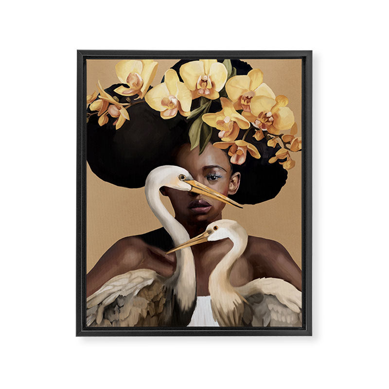 Orchid Majesty Framed Canvas Print Gallery Image 6