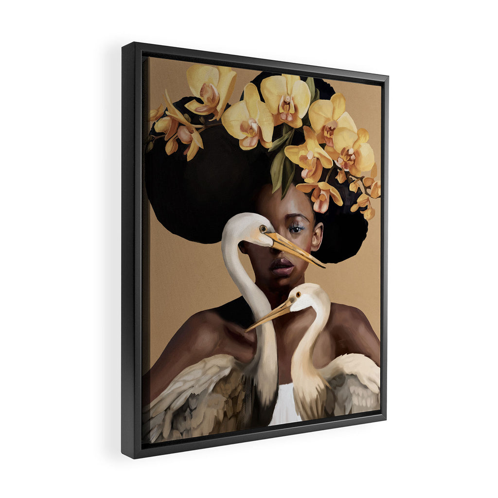 Orchid Majesty Framed Canvas Print Gallery Image 2