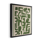 Organic Contemporary Modern Shapes 03 Framed Canvas Print Gallery Image 2