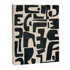 Organic Contemporary Modern Shapes 01 Canvas Print Gallery Image 6
