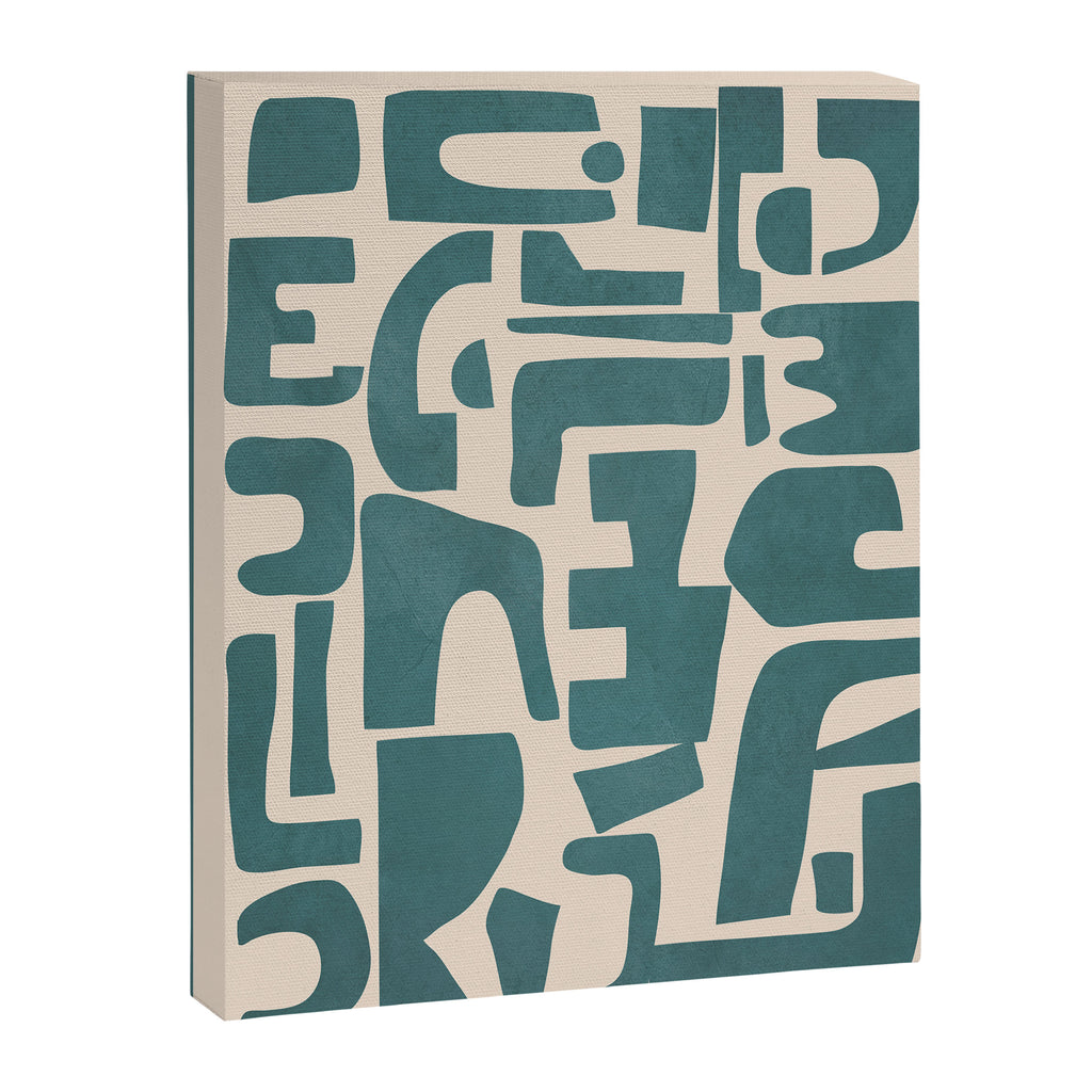 Organic Contemporary Modern Shapes 12 Canvas Print Gallery Image 8