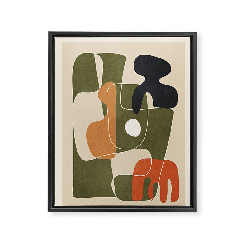 Organic Rhythms 1 Framed Canvas Print Gallery Image 8