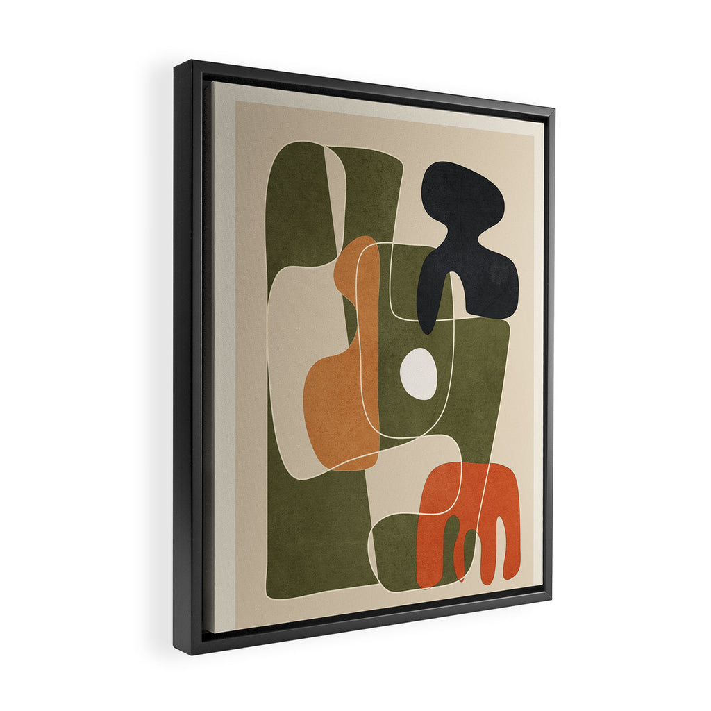 Organic Rhythms 1 Framed Canvas Print Gallery Image 2