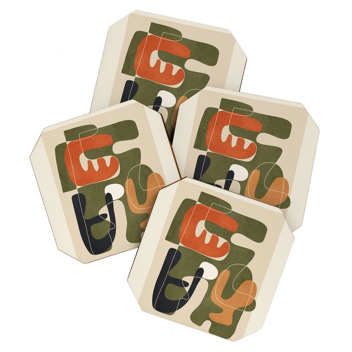 Organic Rhythms 2 Coaster Gallery Image 1