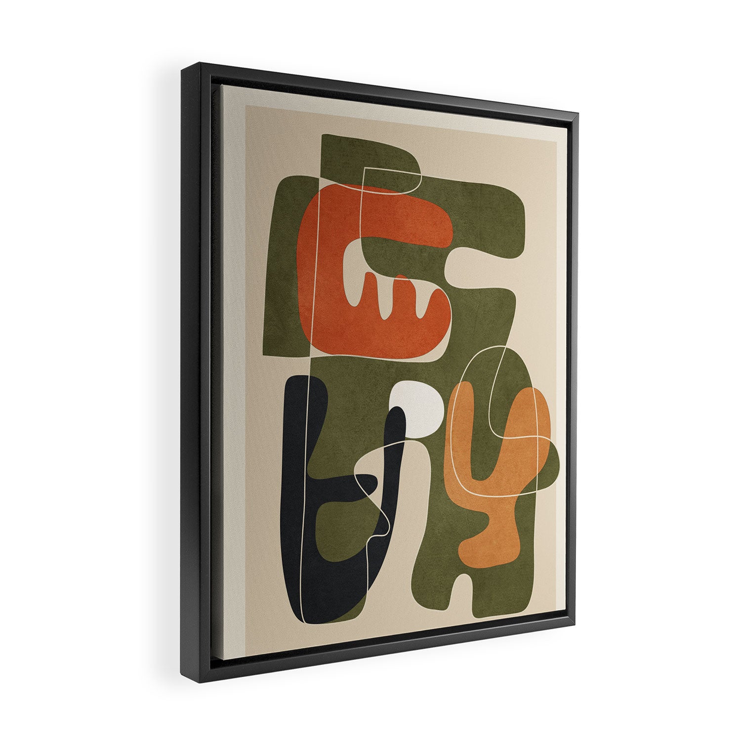 Organic Rhythms 2 Framed Canvas Print Gallery Image 2