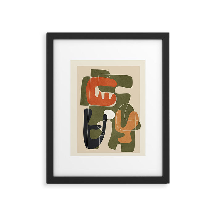 Organic Rhythms 2 Framed Art Print Gallery Image 1