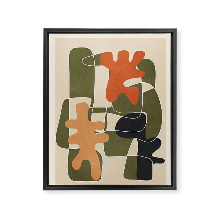 Organic Rhythms 3 Framed Canvas Print Gallery Image 1