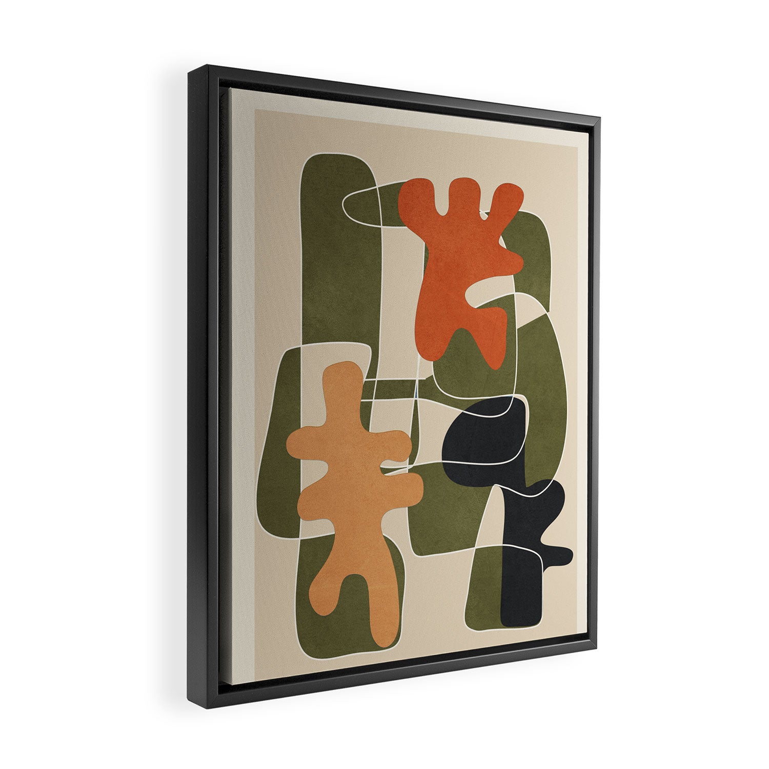 Organic Rhythms 3 Framed Canvas Print Gallery Image 2