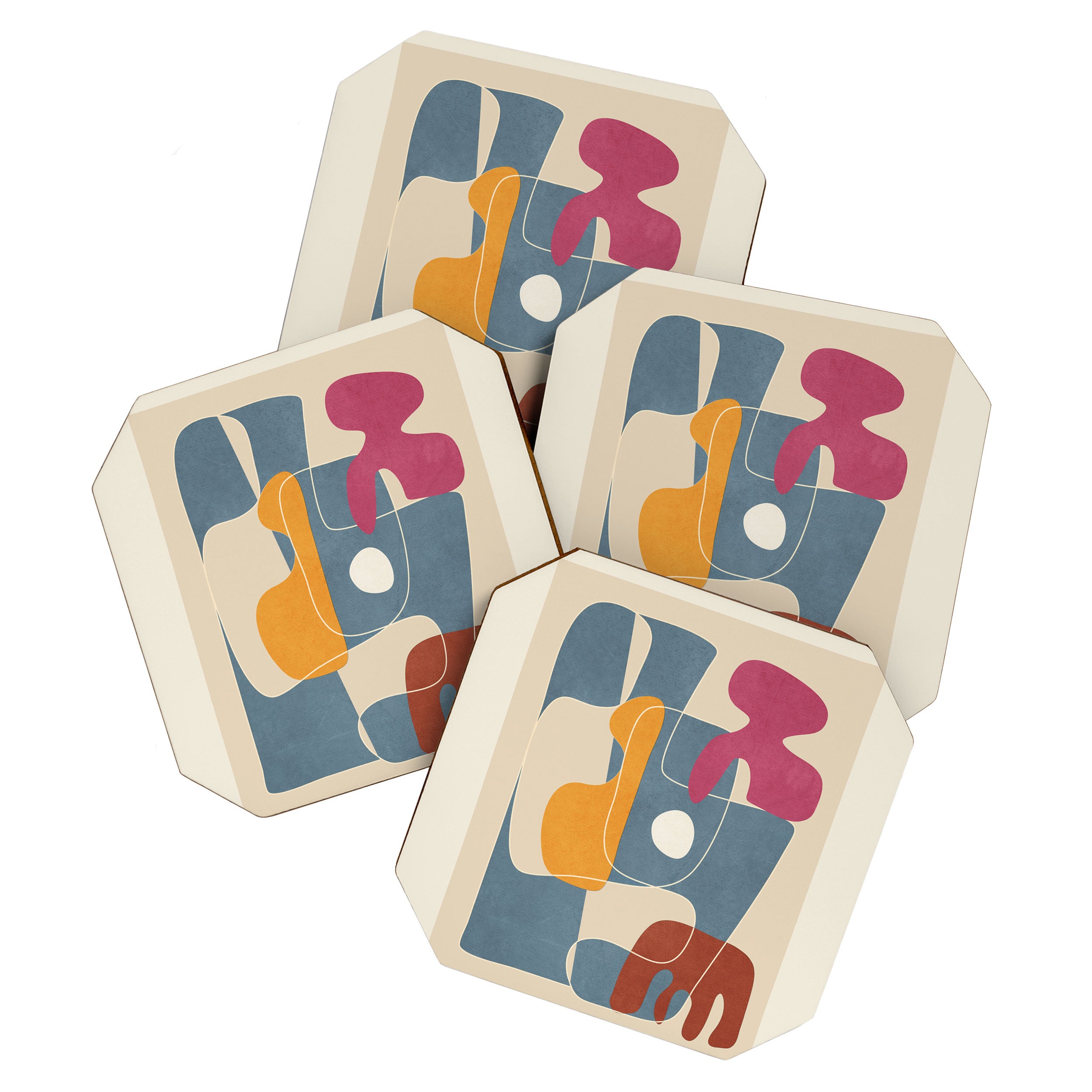Organic Rhythms 4 Coaster Gallery Image 1