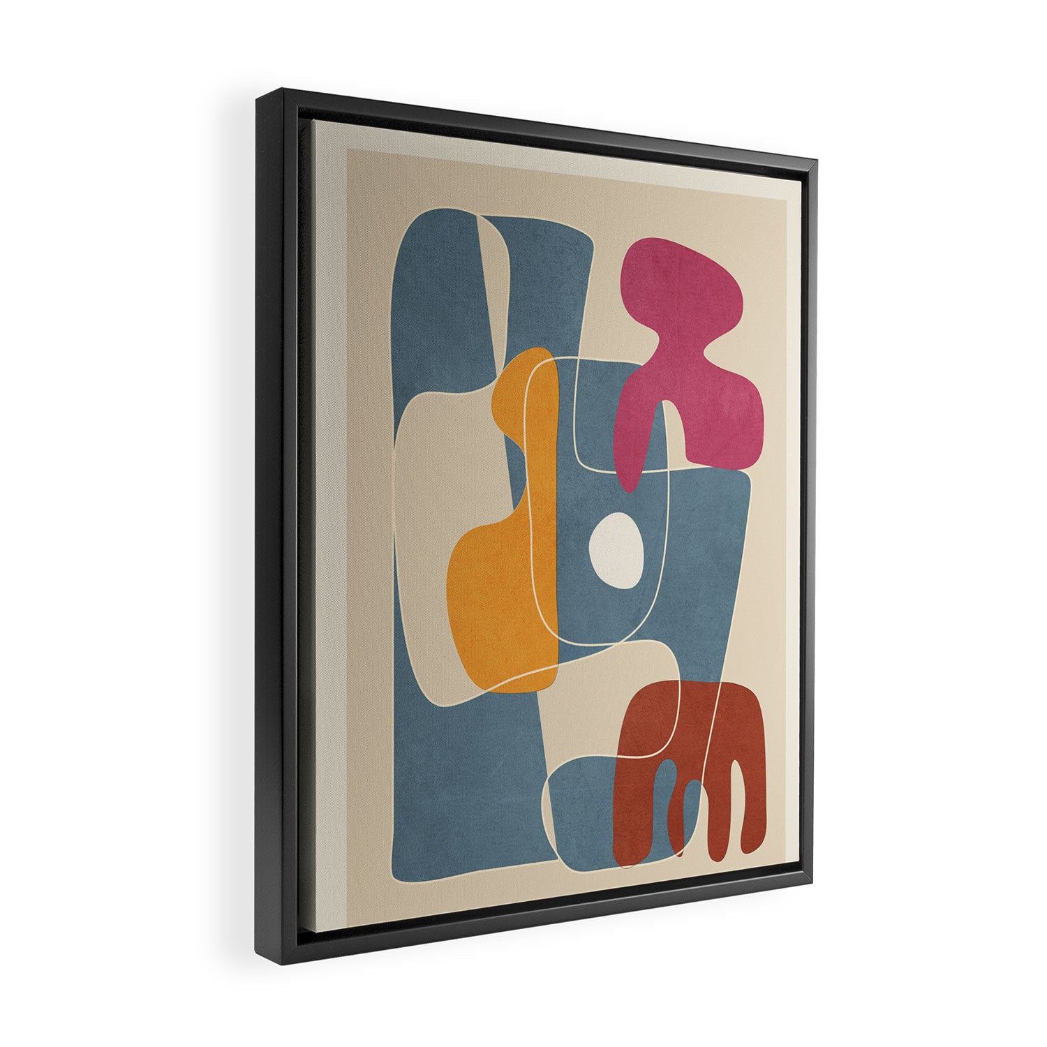 Organic Rhythms 4 Framed Canvas Print Gallery Image 2