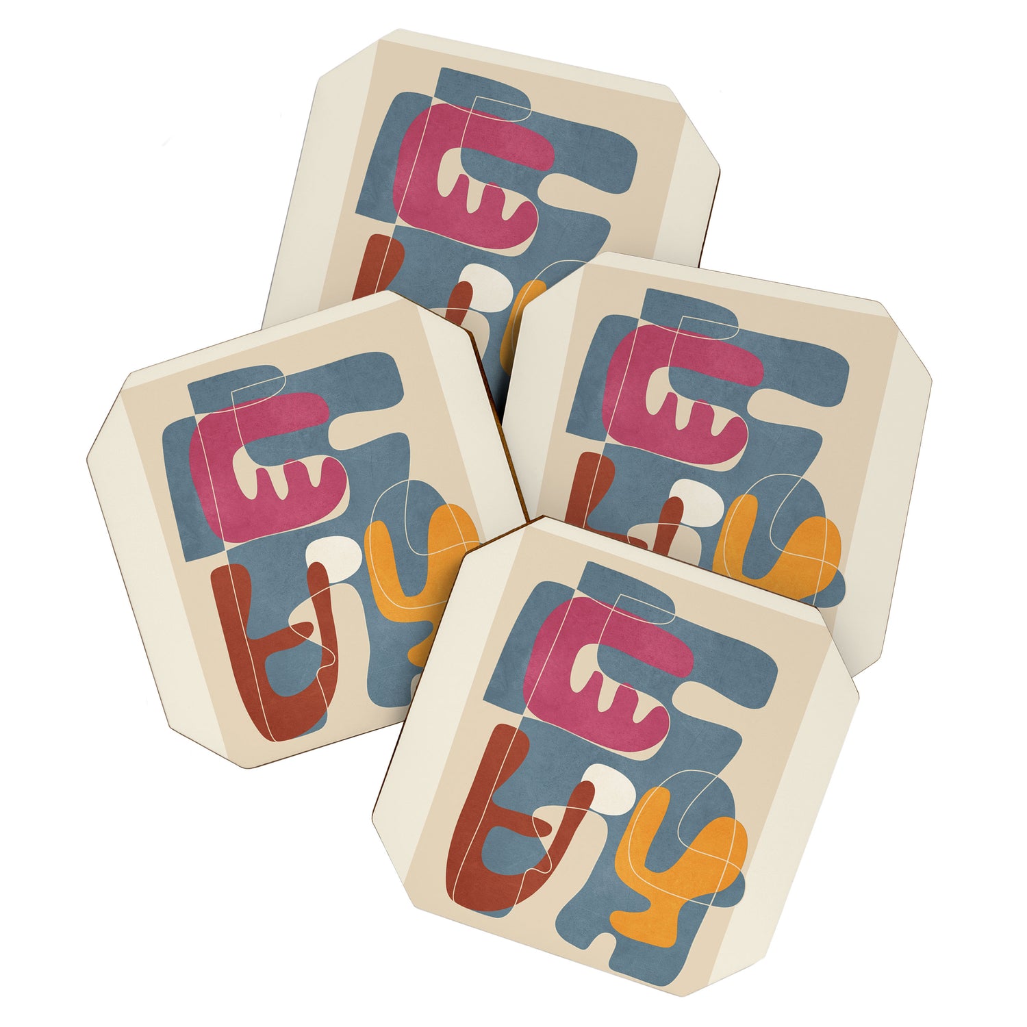 Organic Rhythms 5 Coaster Gallery Image 1