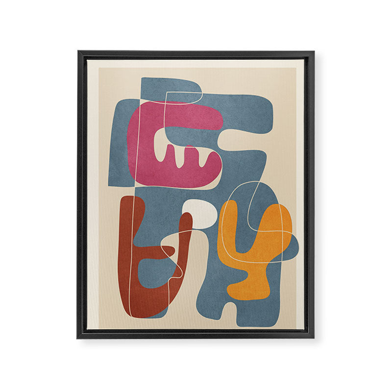 Organic Rhythms 5 Framed Canvas Print Gallery Image 8