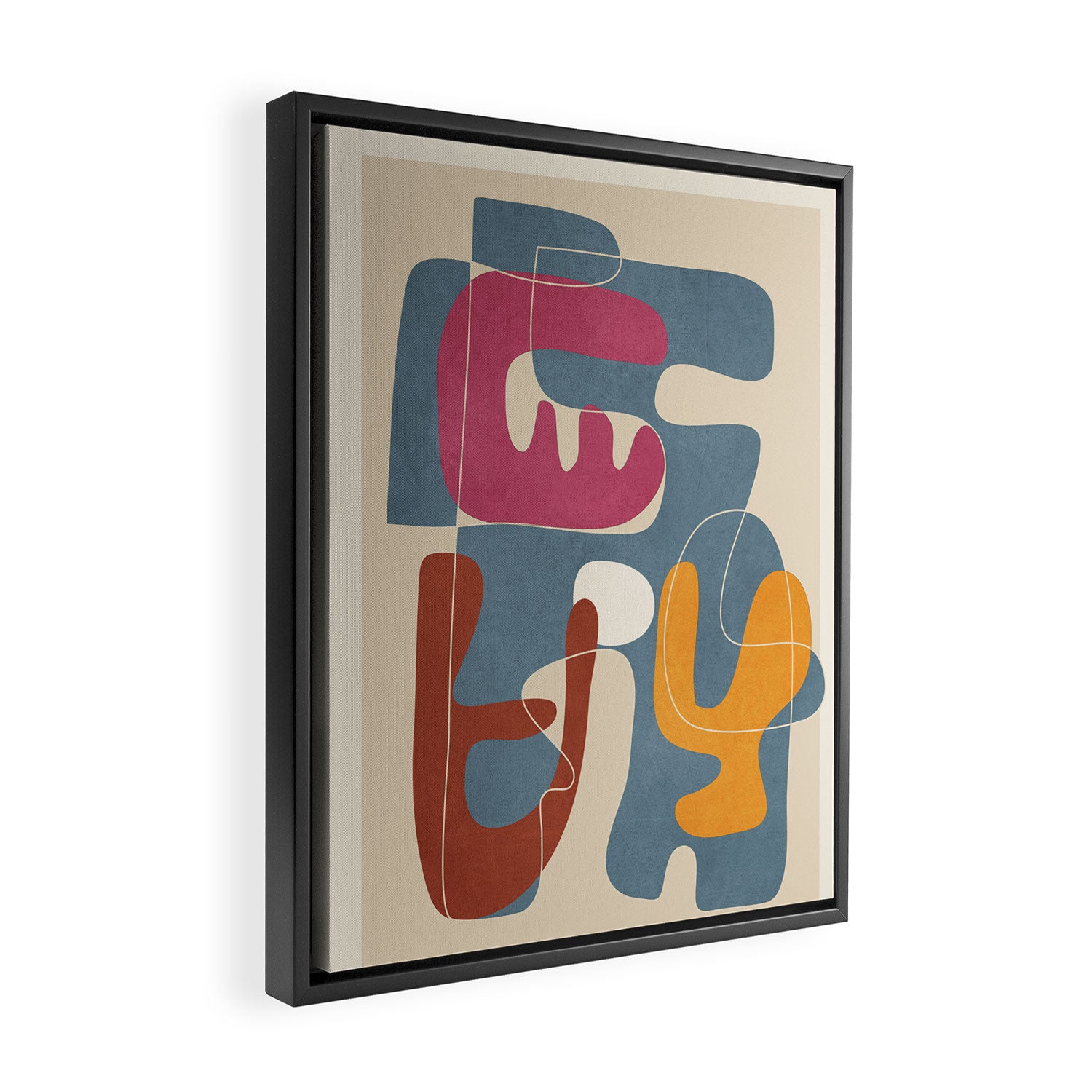 Organic Rhythms 5 Framed Canvas Print Gallery Image 2