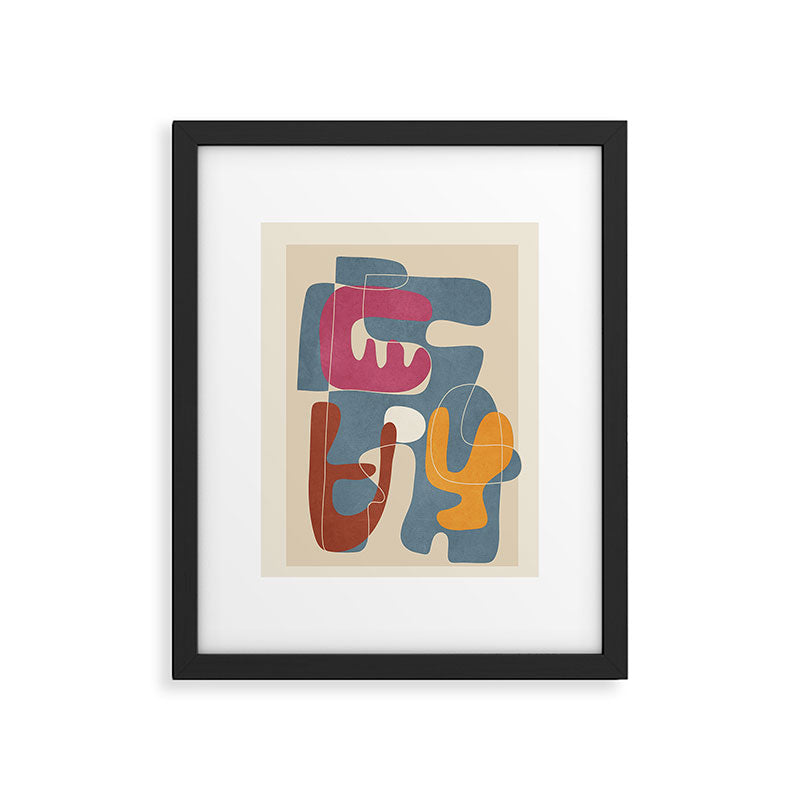 Organic Rhythms 5 Framed Art Print Gallery Image 6