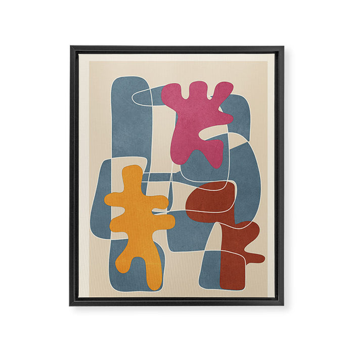 Organic Rhythms 6 Framed Canvas Print Gallery Image 1