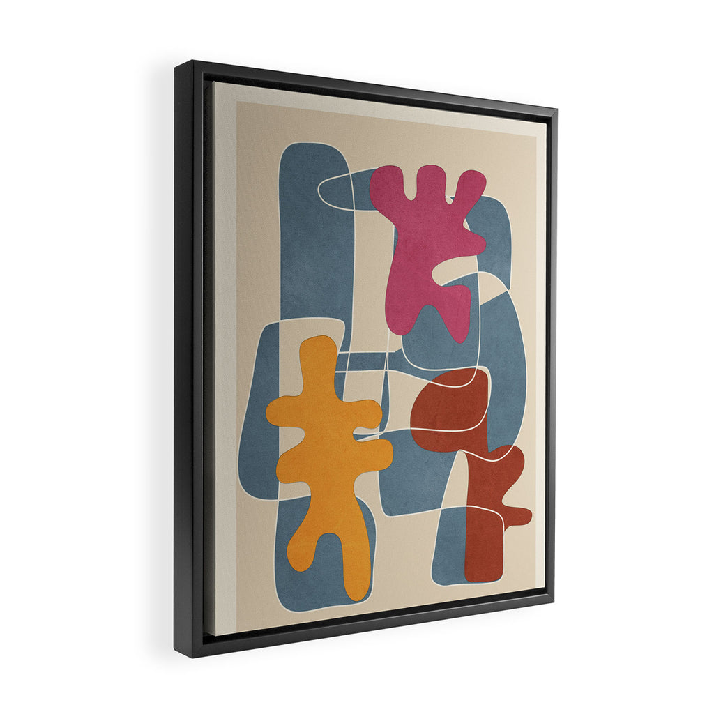 Organic Rhythms 6 Framed Canvas Print Gallery Image 2