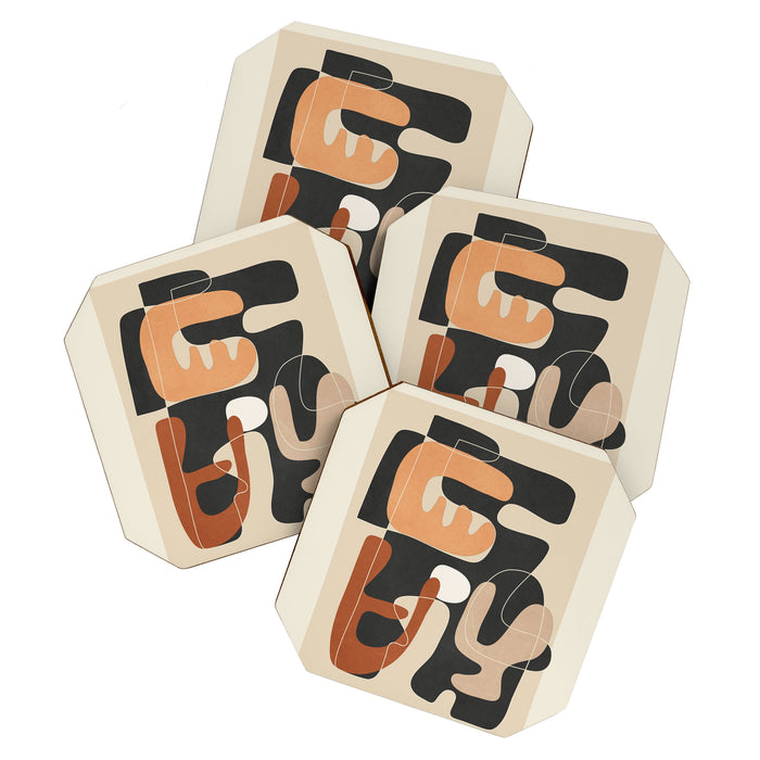 Organic Rhythms 8 Coaster Gallery Image 1
