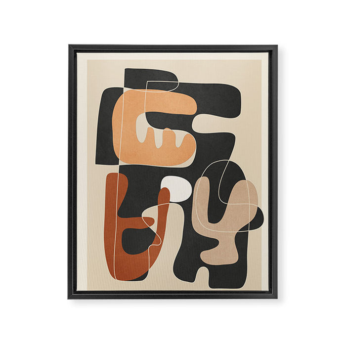 Organic Rhythms 8 Framed Canvas Print Gallery Image 1