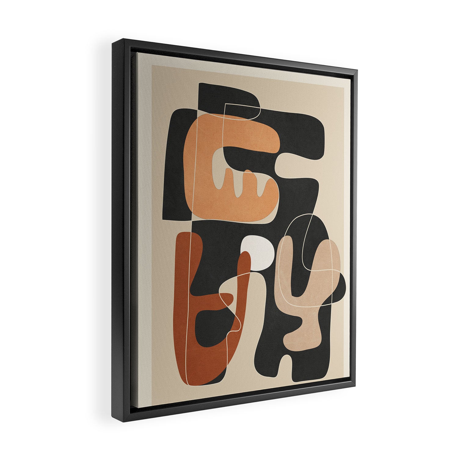 Organic Rhythms 8 Framed Canvas Print Gallery Image 2