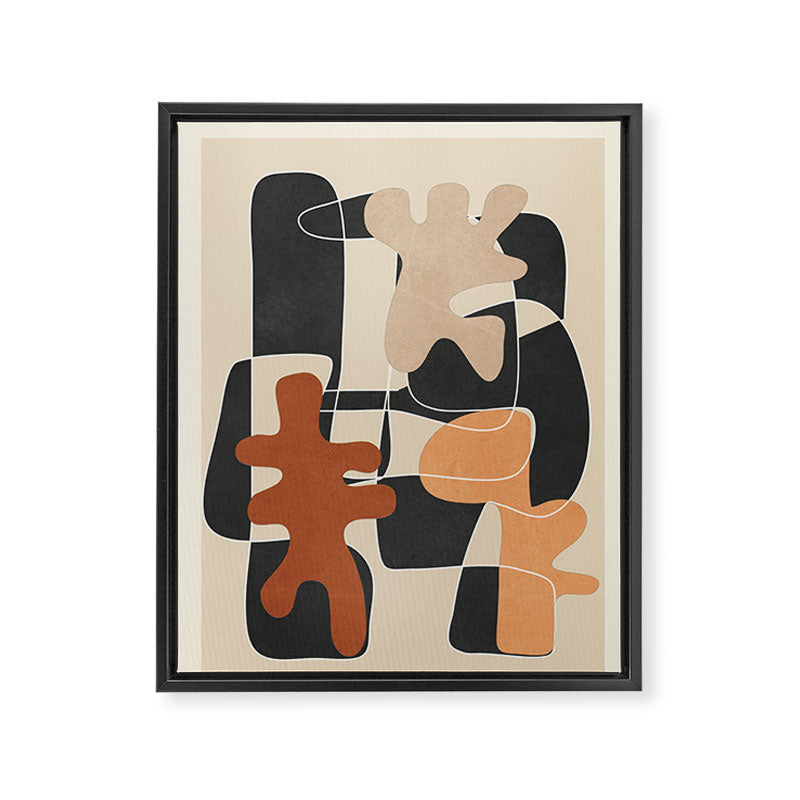 Organic Rhythms 9 Framed Canvas Print Gallery Image 8