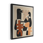 Organic Rhythms 9 Framed Canvas Print Gallery Image 2