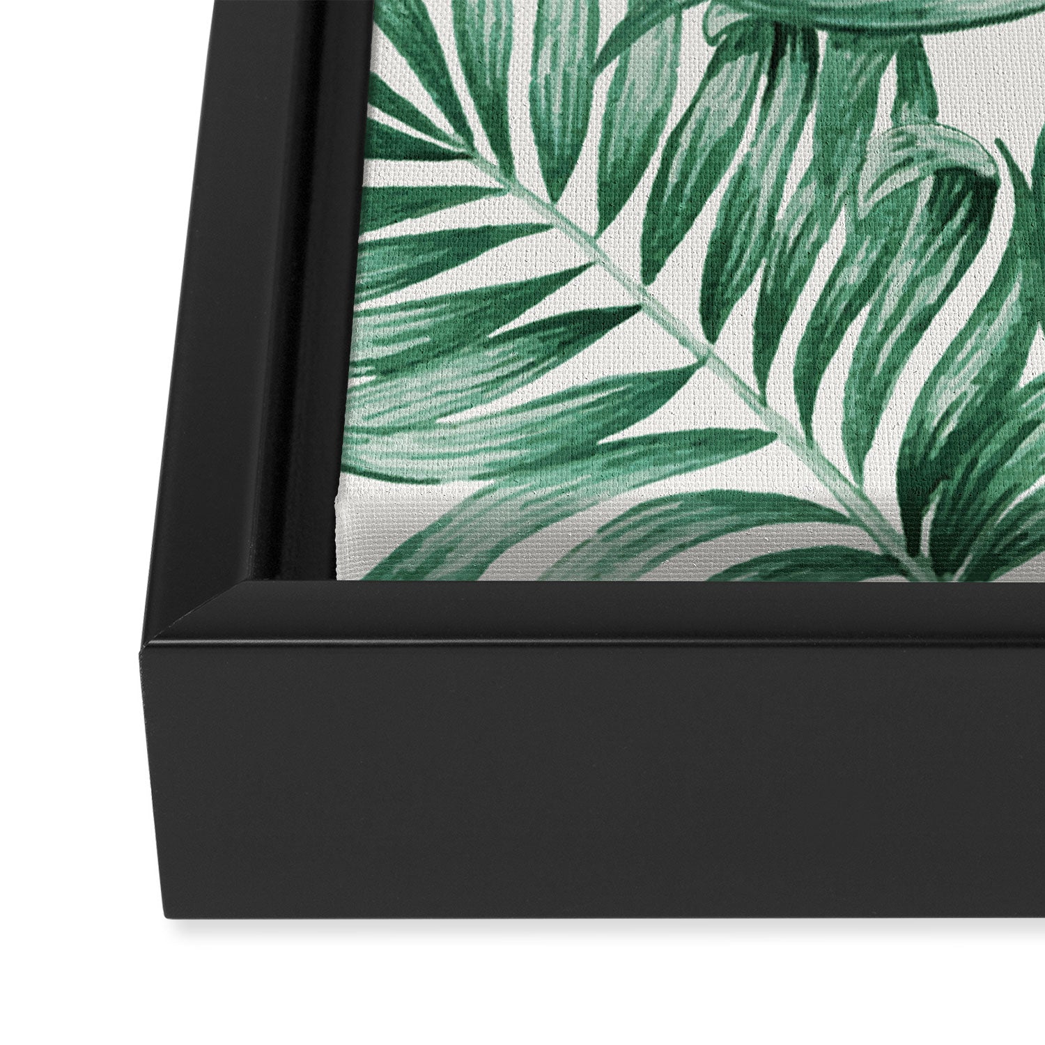 Palm Leaves Framed Canvas Print Gallery Image 3