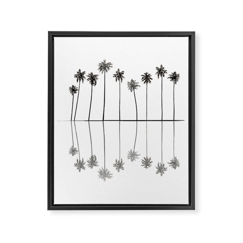Palm Reflections II Framed Canvas Print Gallery Image 6
