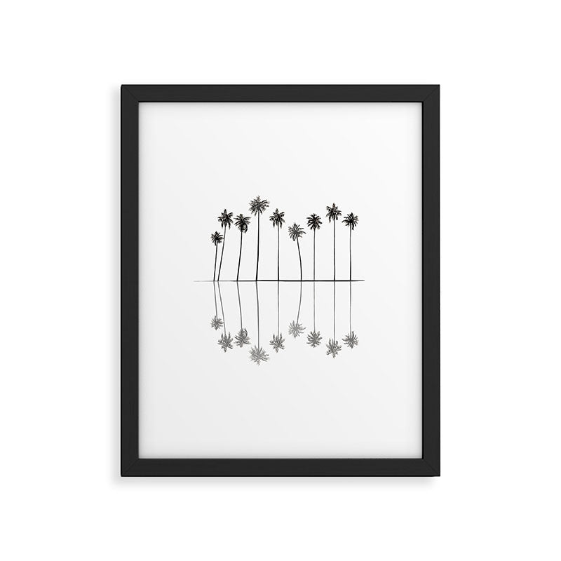 Palm Reflections II Framed Art Print Gallery Image 5