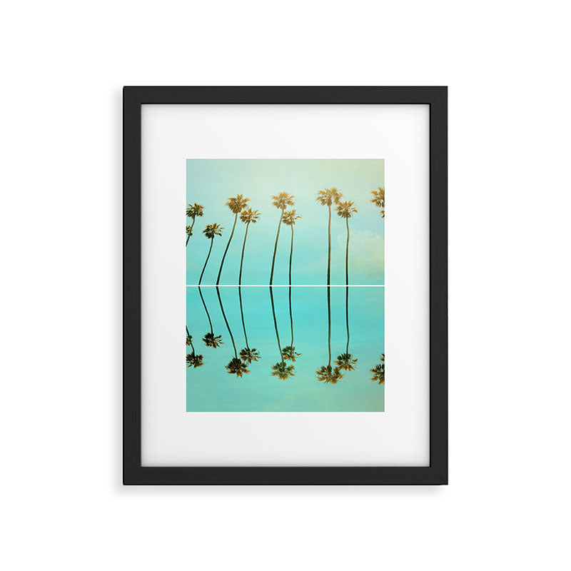 Palm Reflections Framed Art Print Gallery Image 6