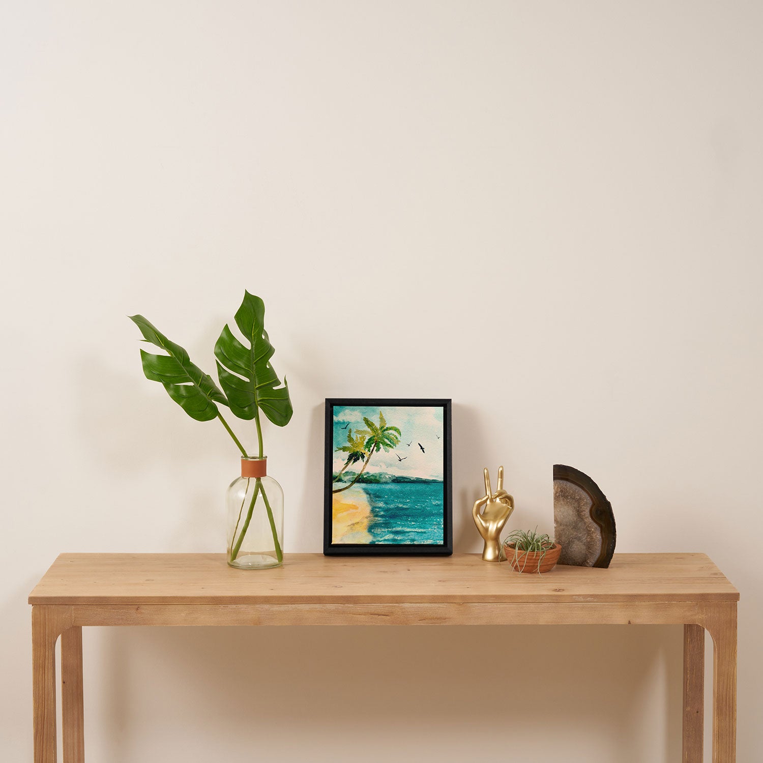 Palm Trees 1 Framed Canvas Print Gallery Image 4