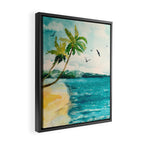 Palm Trees 1 Framed Canvas Print Gallery Image 2