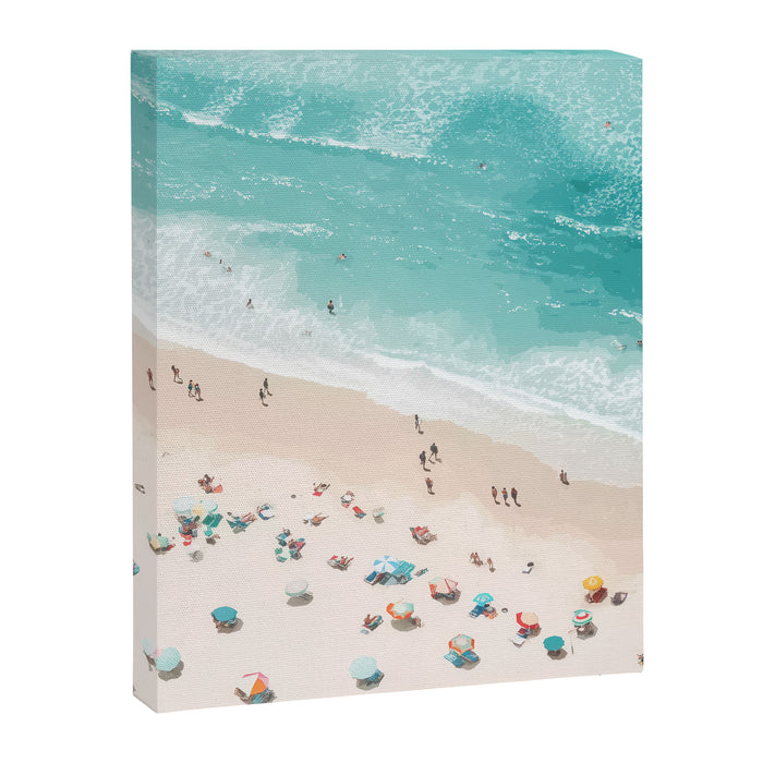 Pastel Beach Day Canvas Print Gallery Image 1