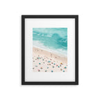 Pastel Beach Day Framed Art Print Gallery Image 5