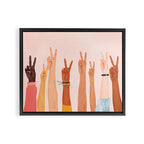 Peace Framed Canvas Print Gallery Image 6