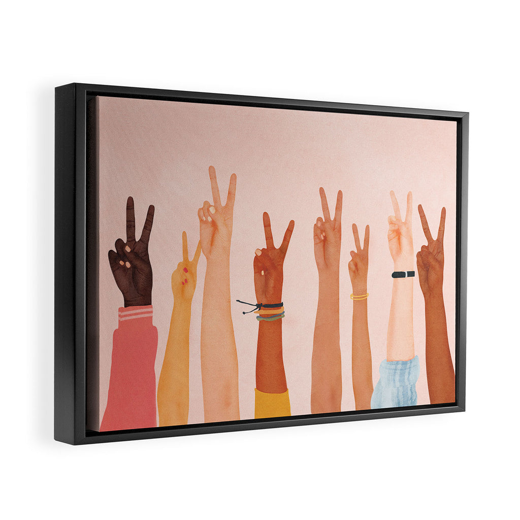 Peace Framed Canvas Print Gallery Image 2