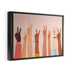 Peace Framed Canvas Print Gallery Image 2