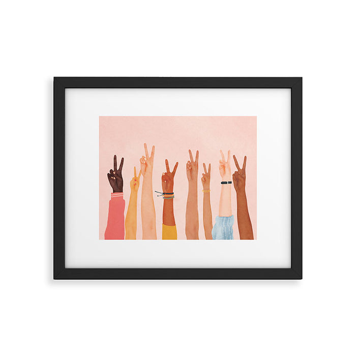 Peace Framed Art Print Gallery Image 1