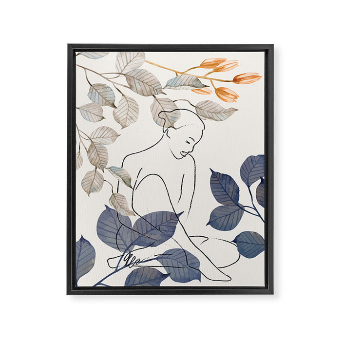 Peace in the Shade 03 Framed Canvas Print Gallery Image 1