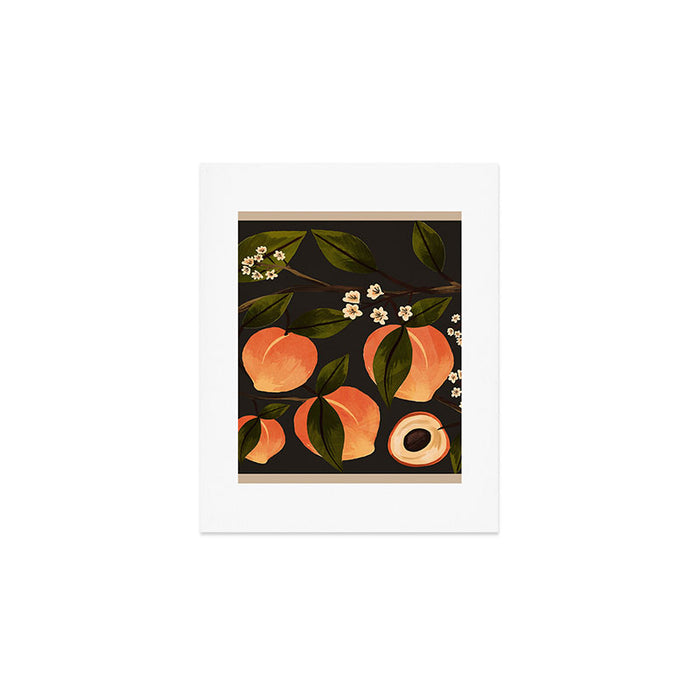 Peaches Botanical Art 1 Art Print Gallery Image 1