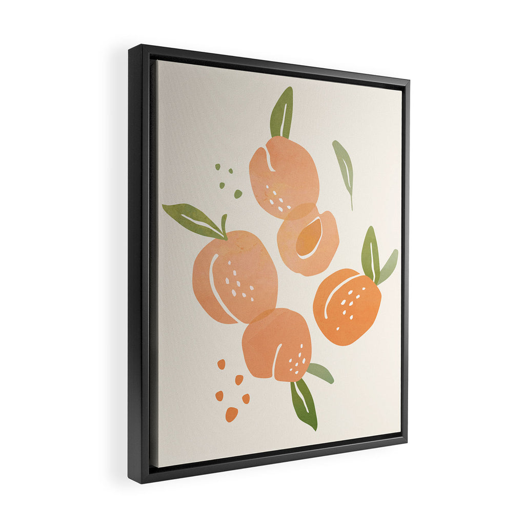 Peaches Framed Canvas Print Gallery Image 2