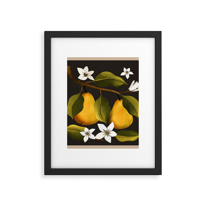 Pears Botanical Art 1 Framed Art Print Gallery Image 1