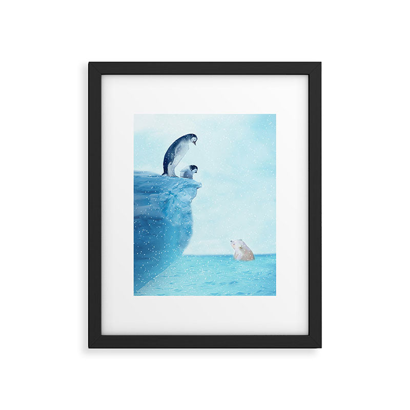 Penguins Framed Art Print Gallery Image 5