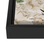 Peonies Pattern Framed Canvas Print Gallery Image 3