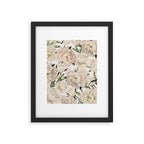 Peonies Pattern Framed Art Print Gallery Image 5