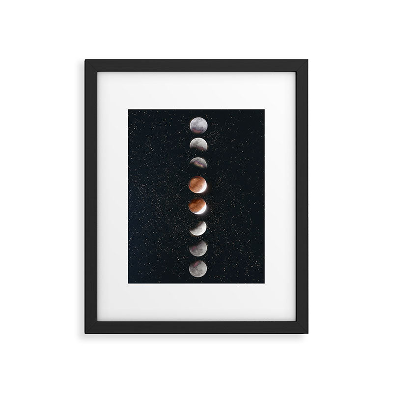 Phases of the Moon II Framed Art Print Gallery Image 5