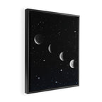 Phases of the Moon Framed Canvas Print Gallery Image 2