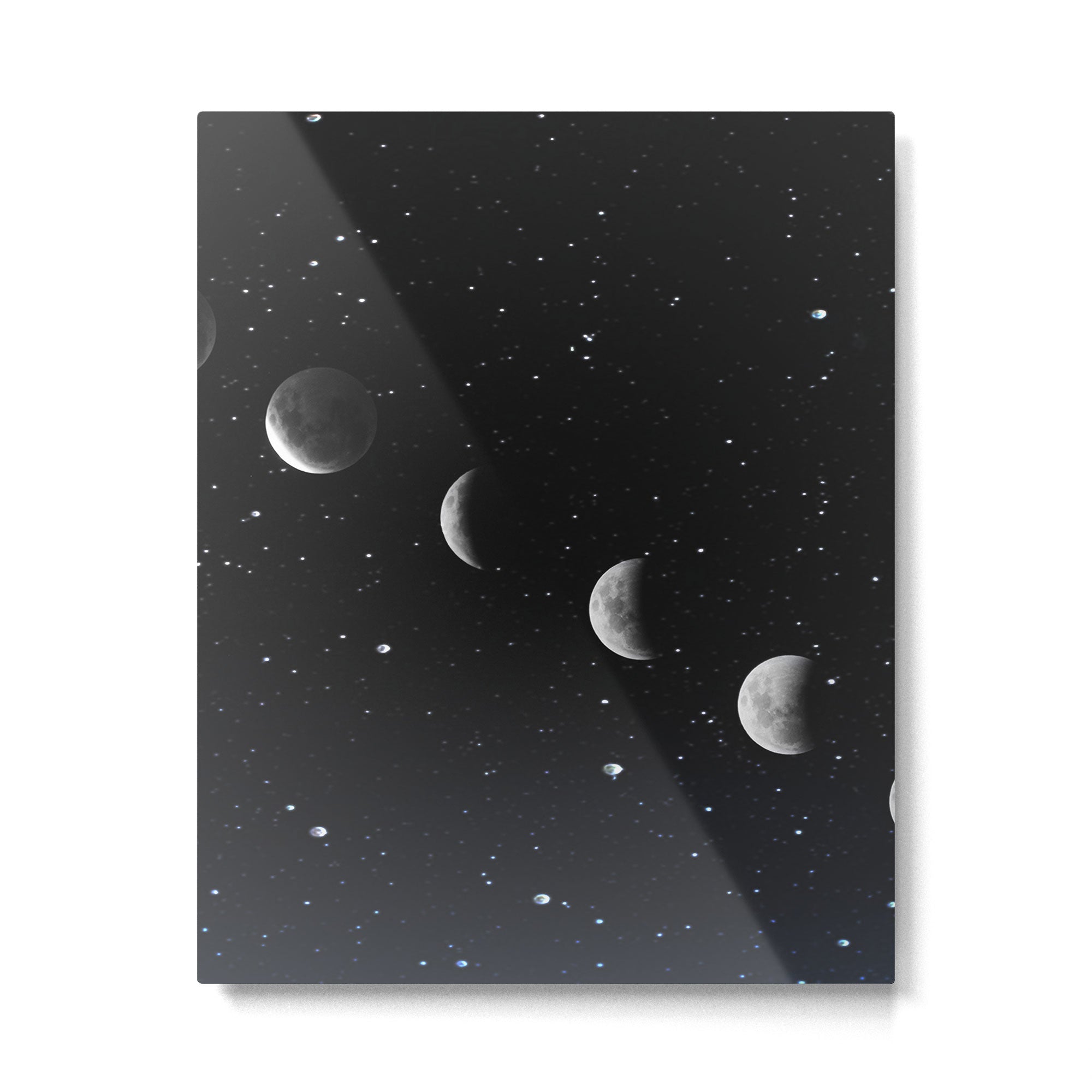 Phases of the Moon Metal Print Gallery Image 4