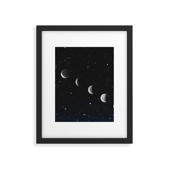 Phases of the Moon Framed Art Print Gallery Image 1