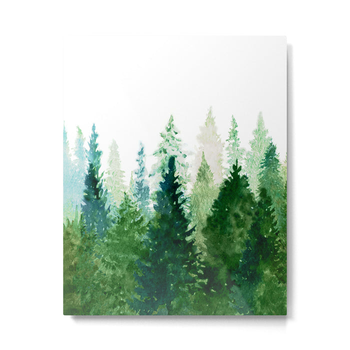 Pine Trees 2 Metal Print Gallery Image 1